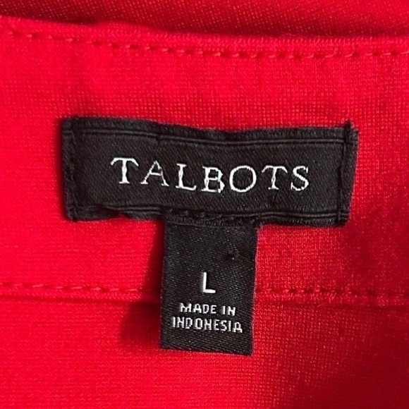 Talbots‎ Blouse Red Large - Picture 6 of 10